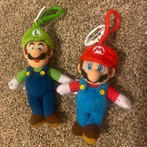 Mario and Luigi universal studios Nintendo key chains